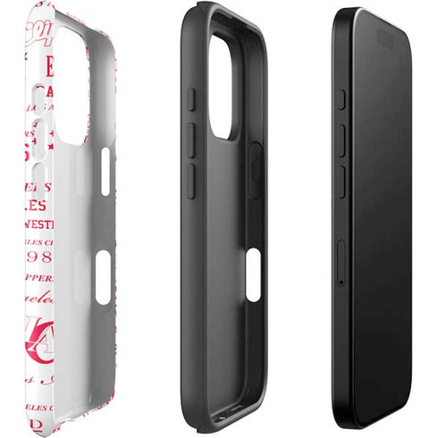 NBA Los Angeles Clippers Blast Logos iPhone 16 Pro Max Impact Case